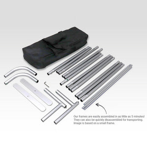 Media Wall Stretch Fabric  - 2 Sides 2400mm x 2200mm