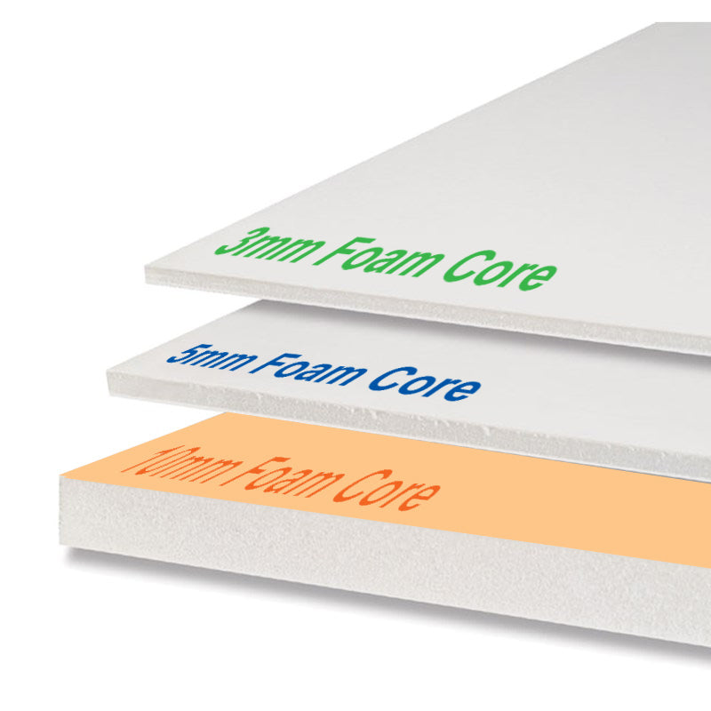 Ridged 10mm Foamboard Banners - 600mm X 1200mm