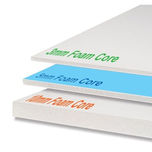 Ridged 5mm Foamboard Banners TEK PVC - 600mm X 900mm