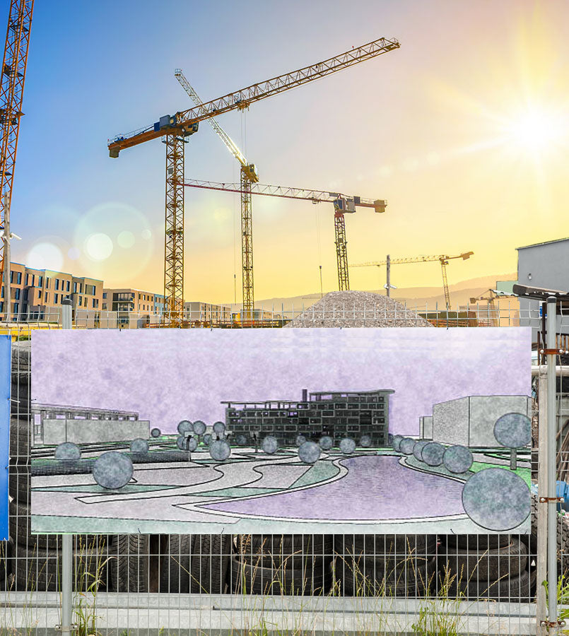 POLYESTER BANNERS 1000mm x 3000mm