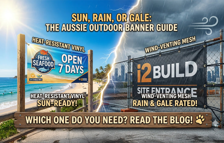 Sun, Rain, or Gale: Which Outdoor Banner Material Actually Lasts in Australia?