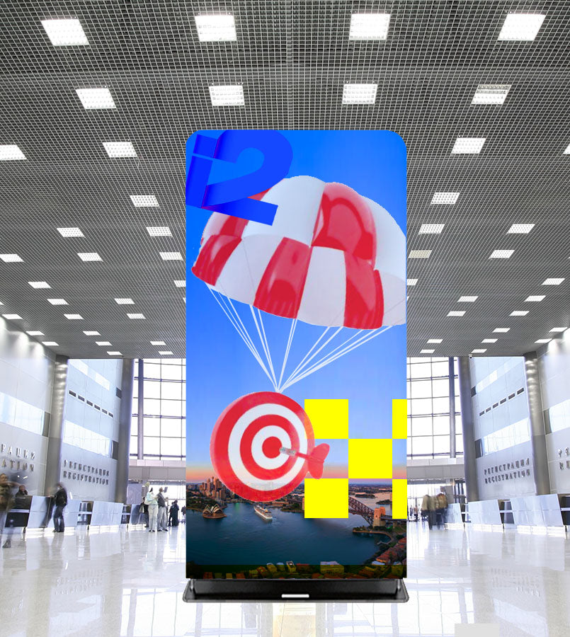 Fabric Tension Display Banners - Double Sided - 850mm x 2000mm