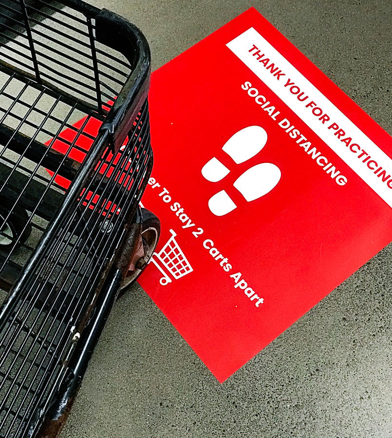 Repositional Floor Stickers