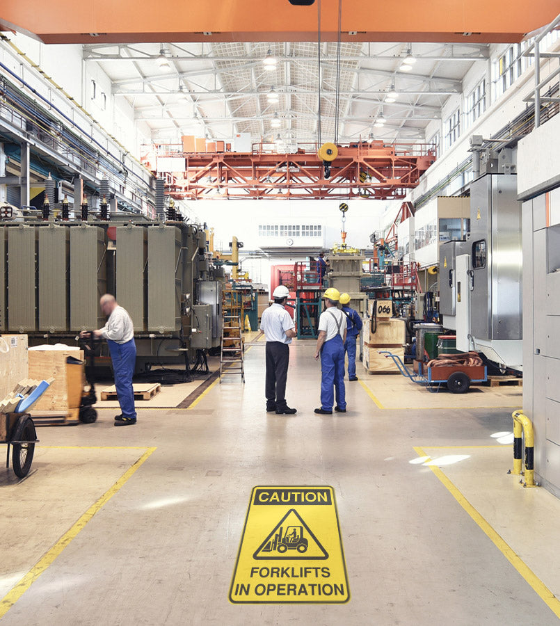 Caution Floor Stickers