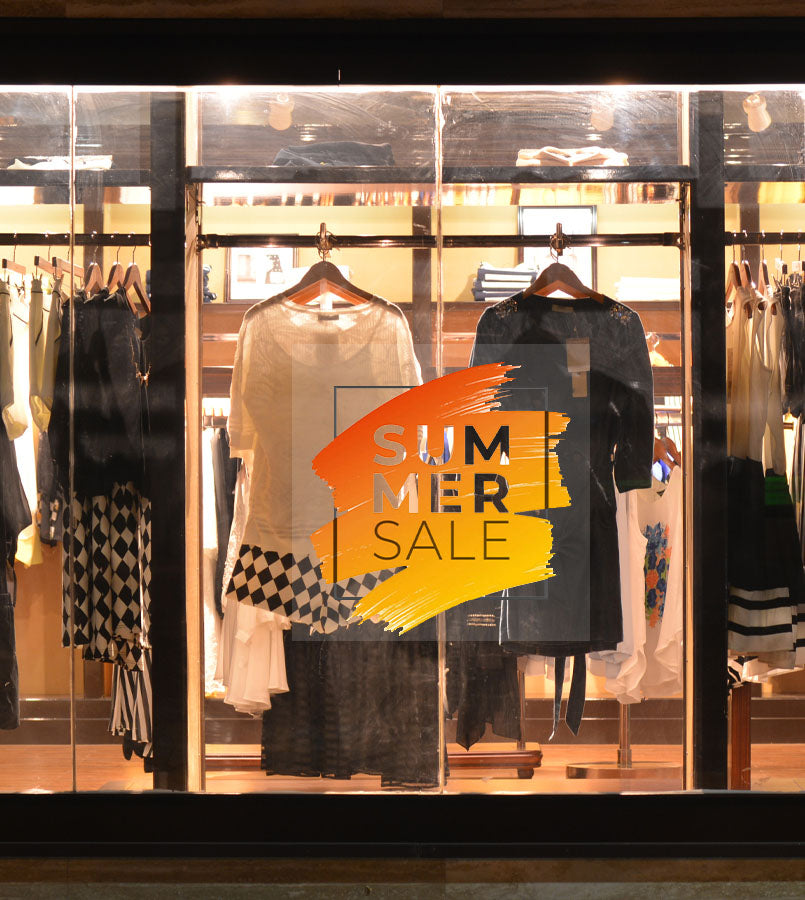 Window Display Stickers Clear A2 - Static Cling